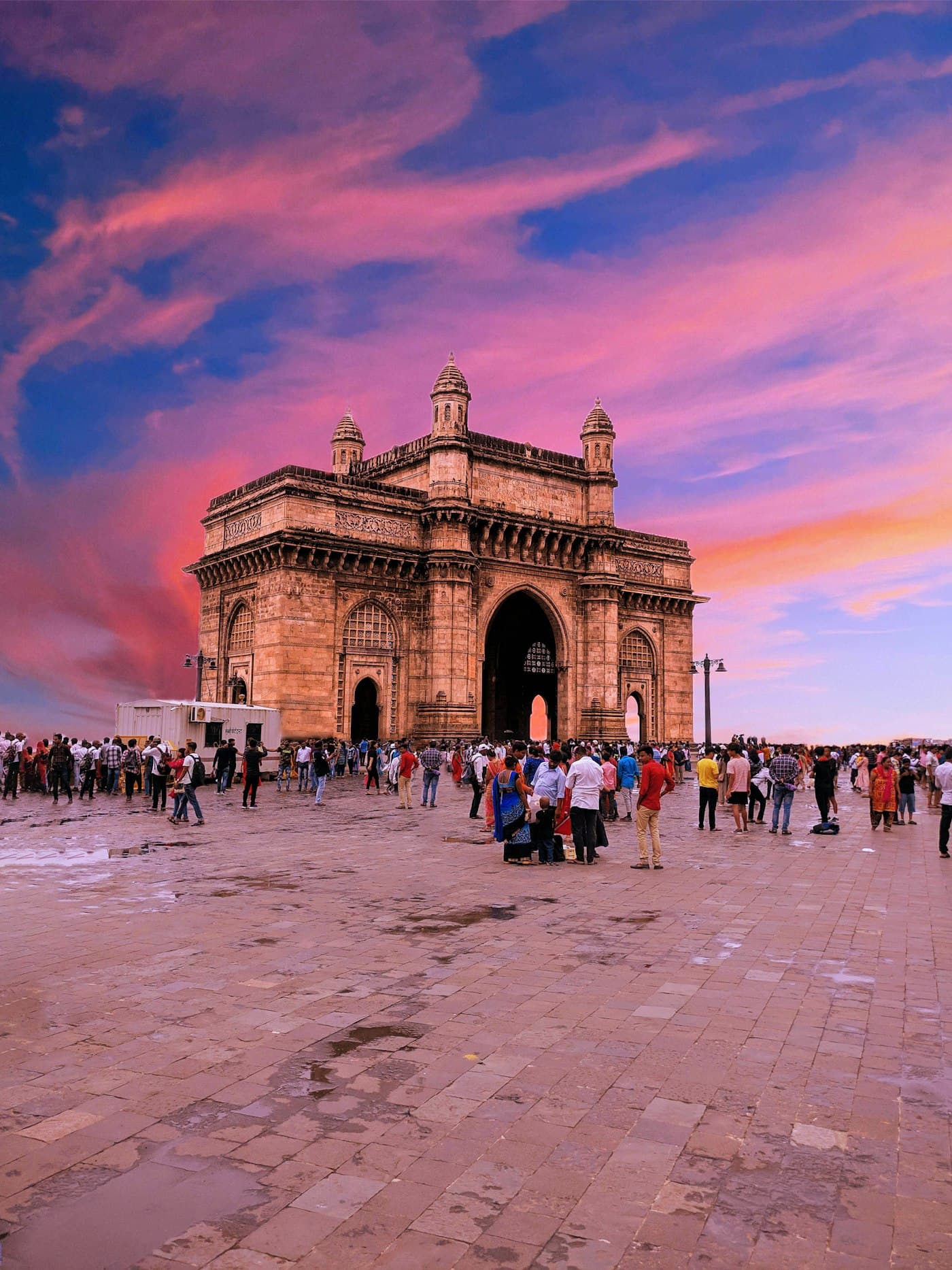 The Gateway of India at sunset