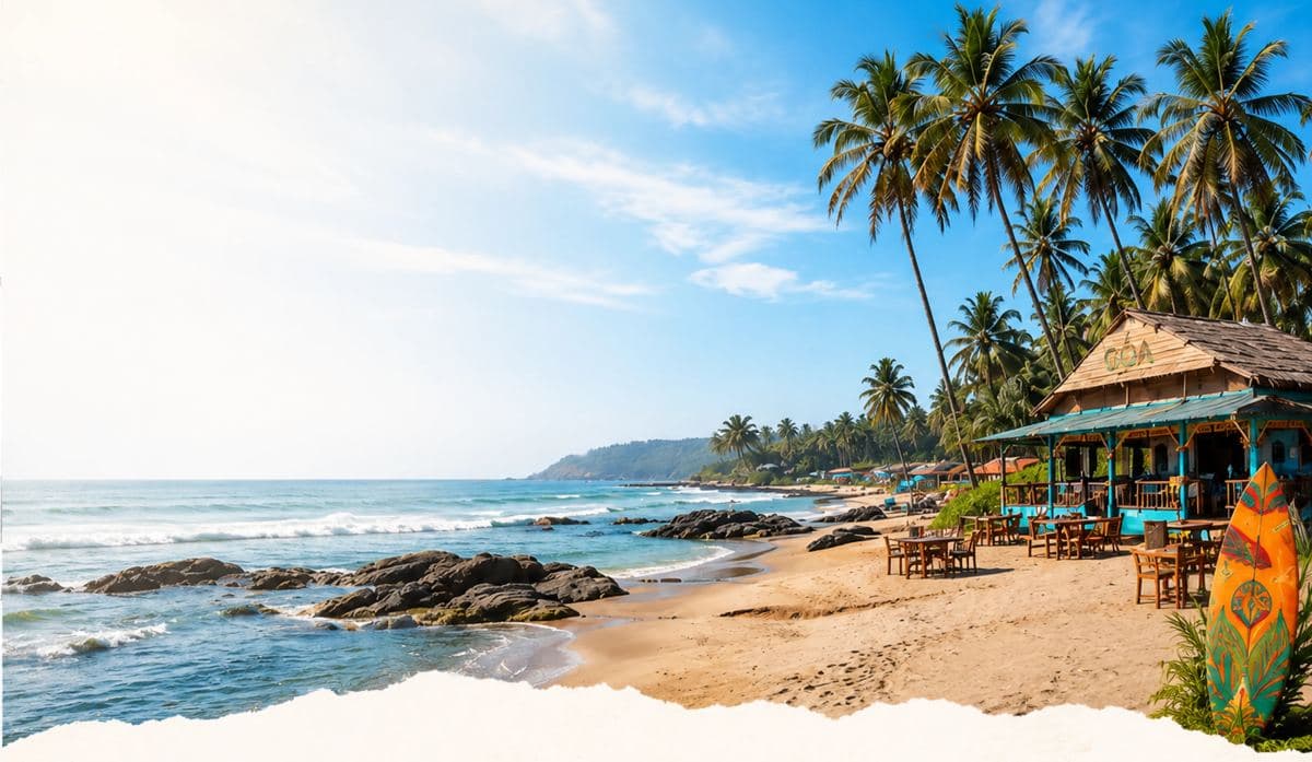 Beach shack, North Goa