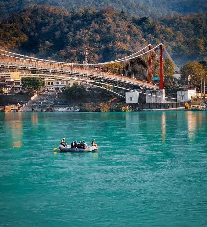 Laxman Jhula bridge, Rishikesh