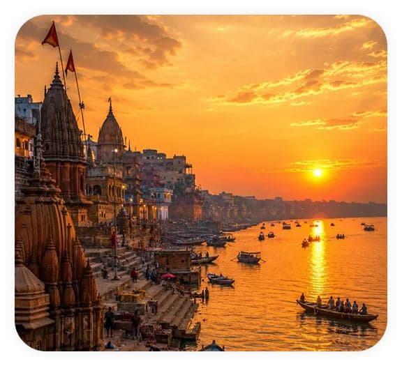Guided boat ride, Varanasi